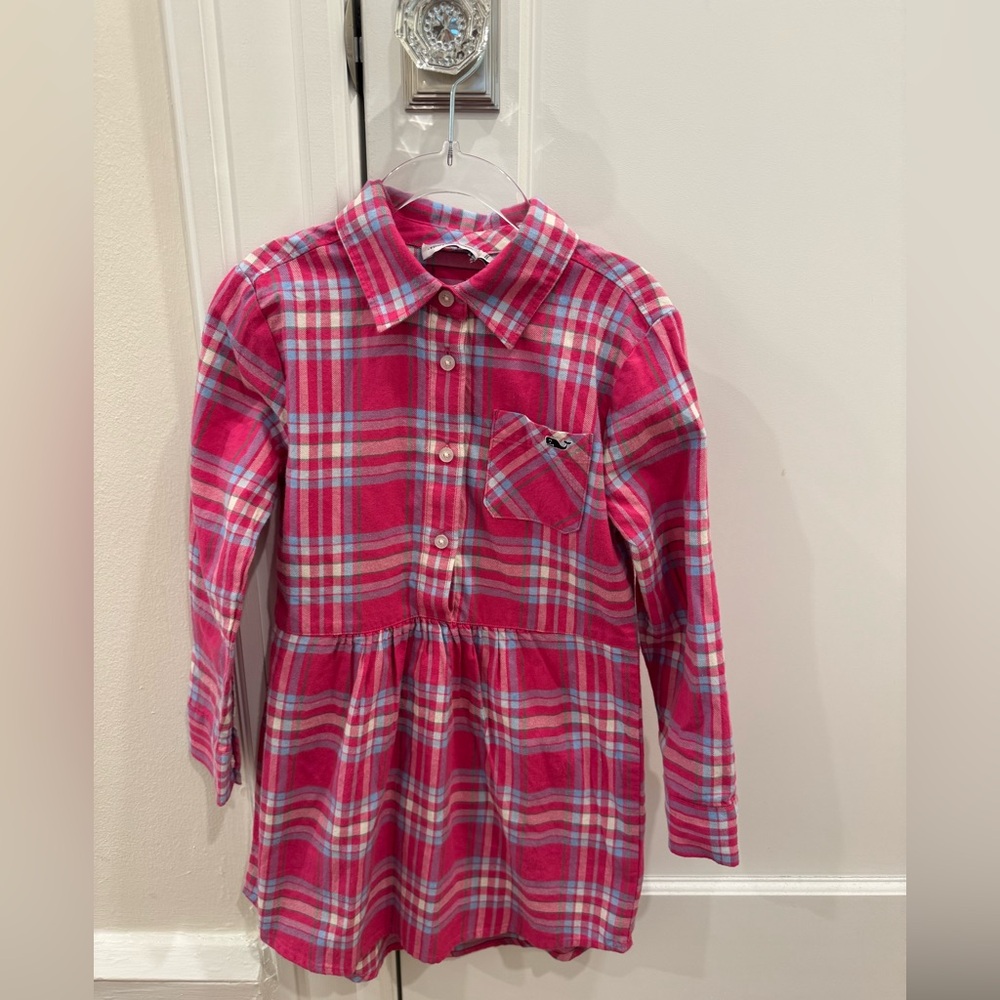 NWT Vinyard Vines Flannel Shirt Dress